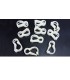 Pinces pour durite silicone par 10