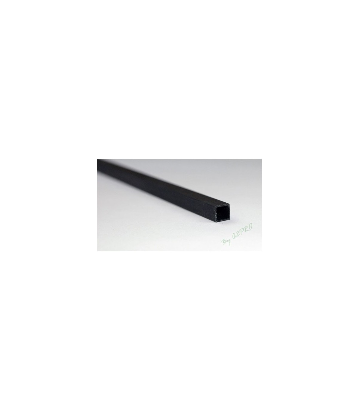 Vierkante / vierkante buis 5,0 / 6,0 mm 1 meter lang