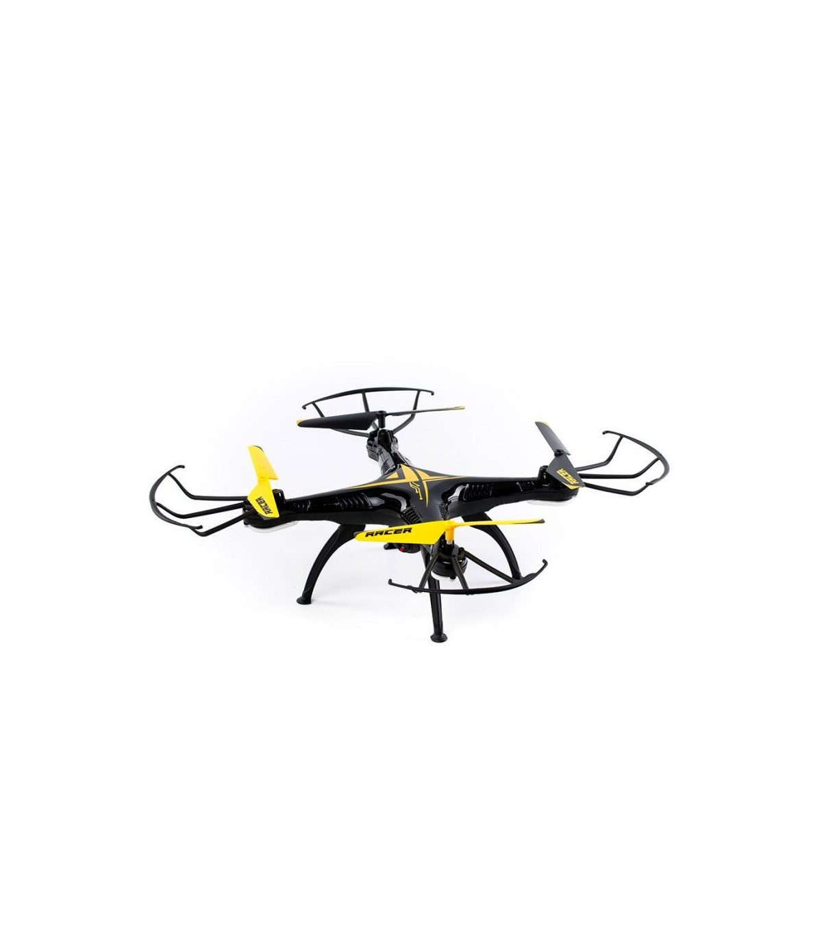 Drone con Luz Plateada de Spyracer