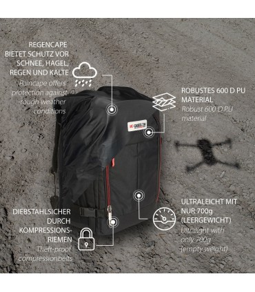 Backpack for Mavic 3 MC Cases (!!! pre-order arrival from December 17, 2021!!!)