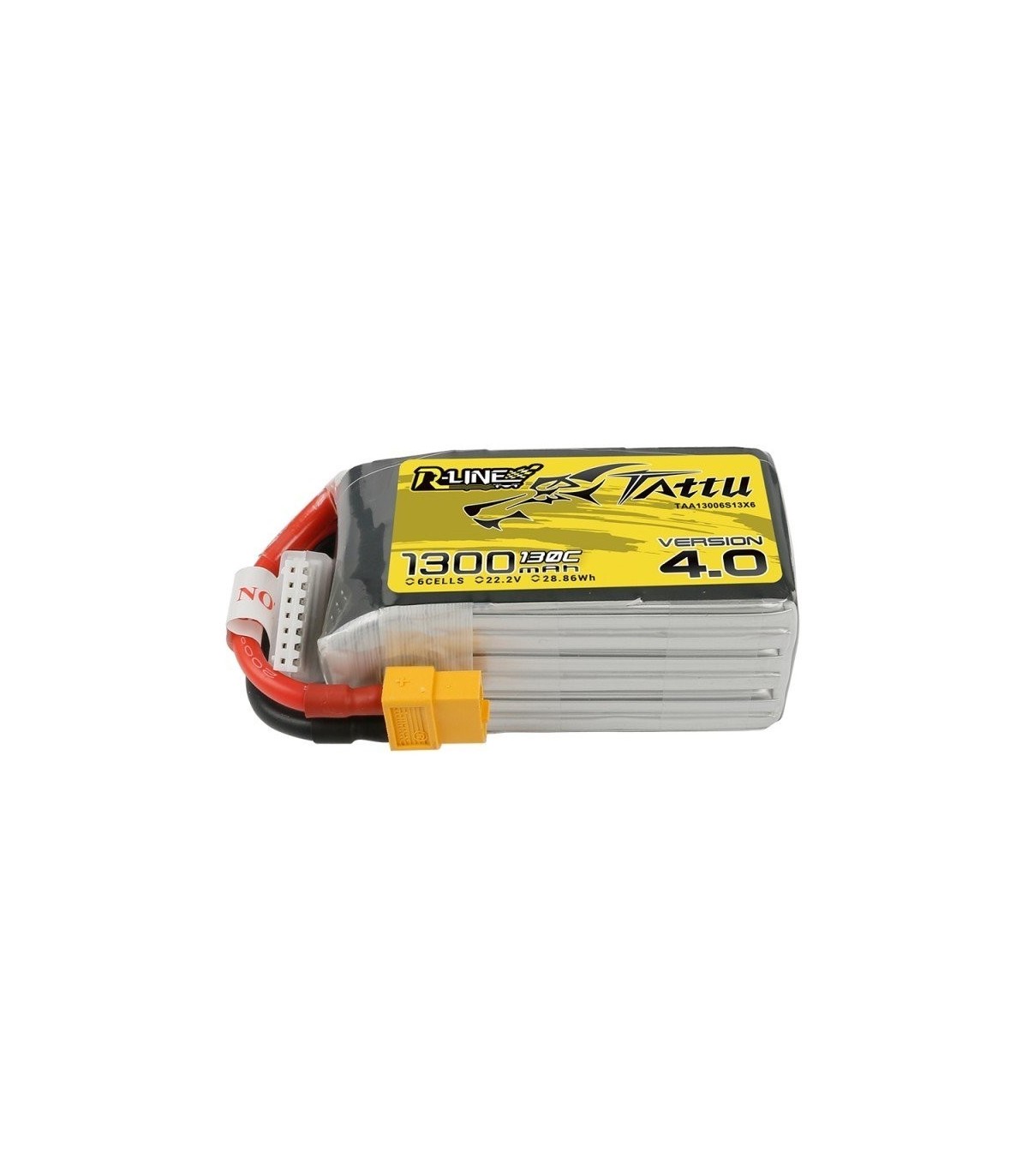 Tattu 6s 1300mAh r-line v4 130C Lipo Batterie