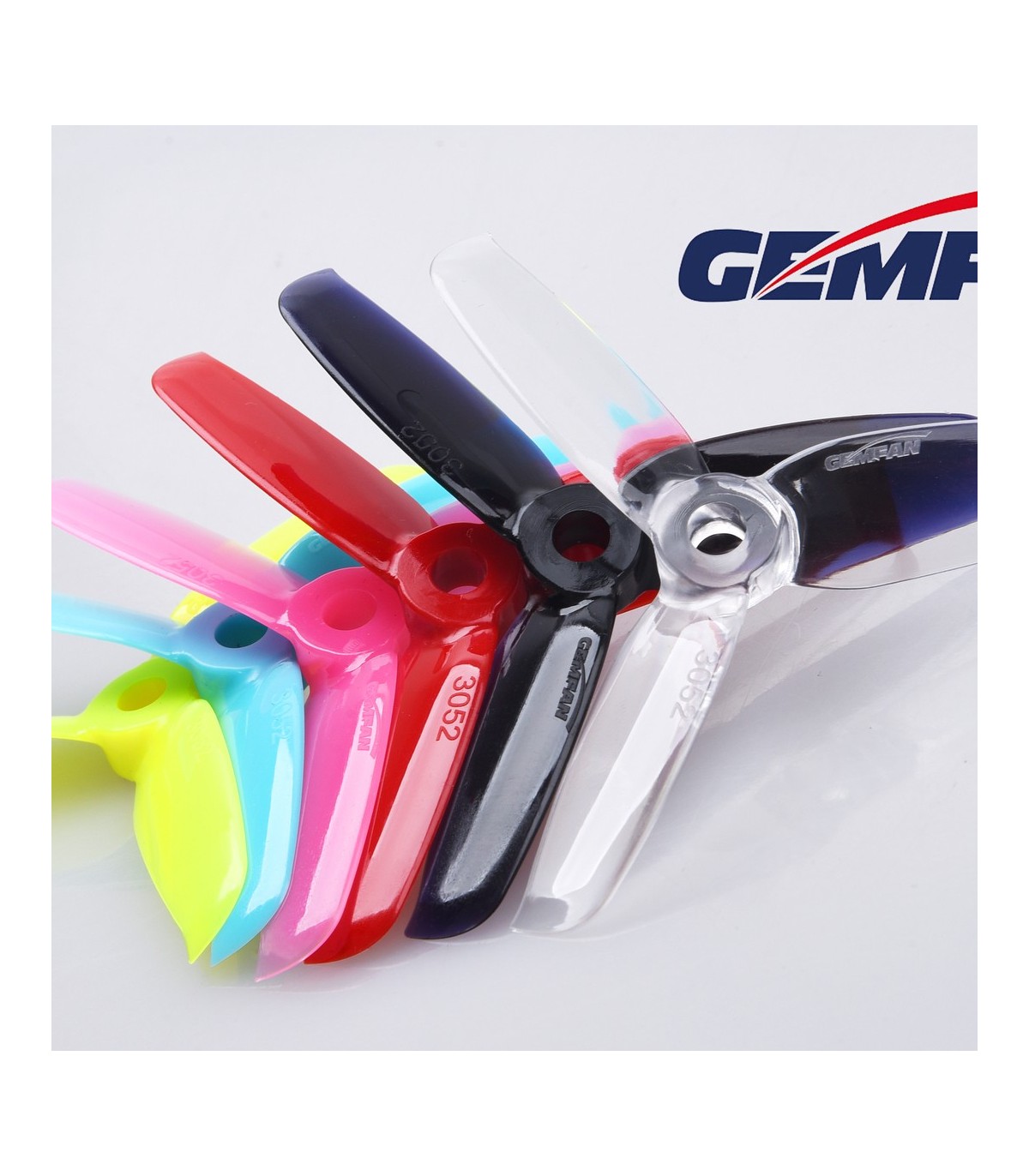Conjunto de 4 hélices GEMFAN 3052-3 durable FLASH (vermelho)