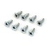 Cross flat head screw 3x8mm (by 8)