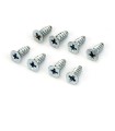 Vis tête plate cruciforme 3x8mm (par 8)