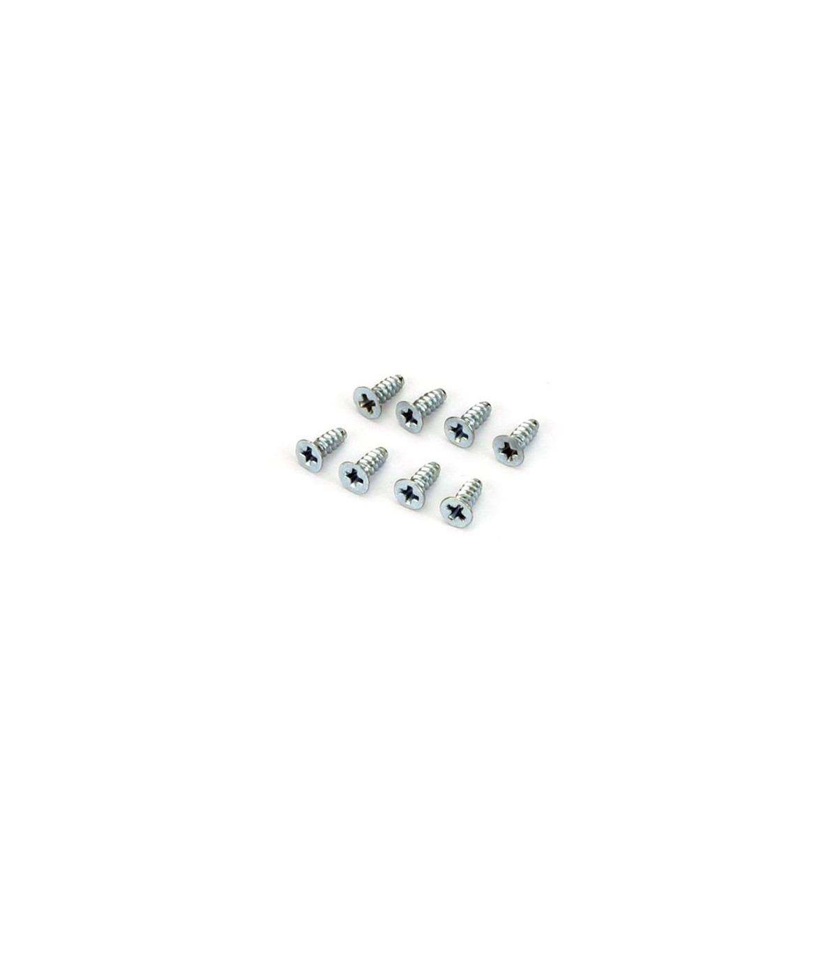 Cross flat head screw 3x8mm (by 8)