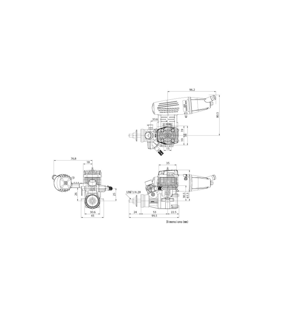 Motor OS motoren 35AX