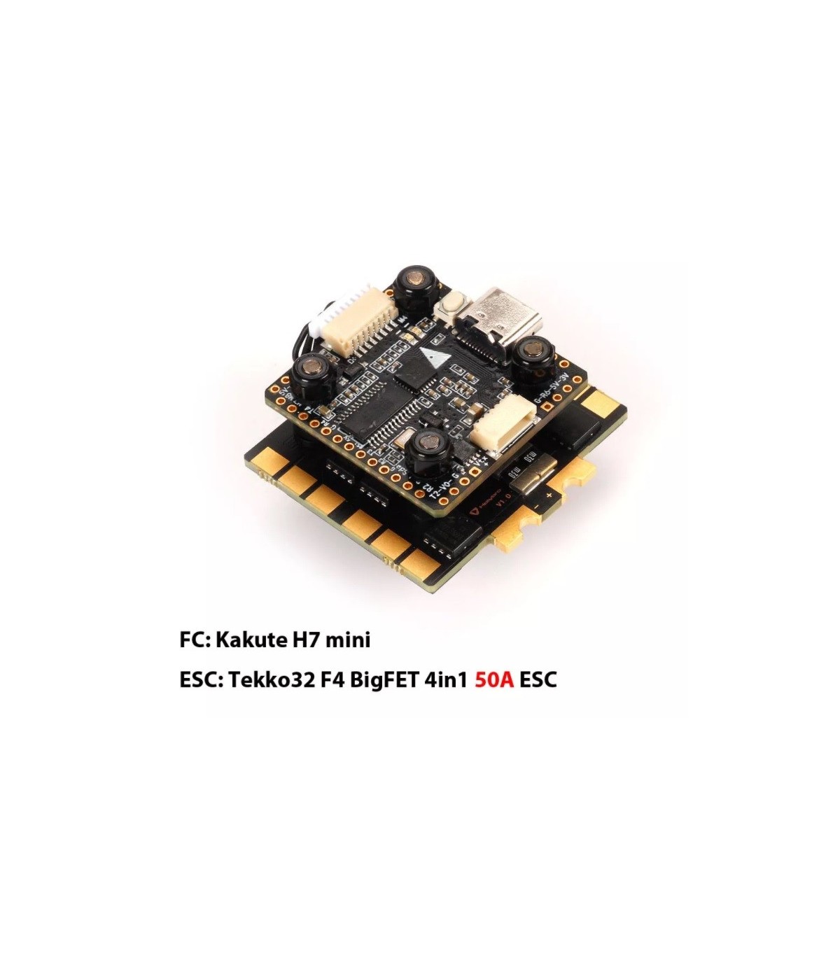 Kakute H7 mini Flight Controller / Tekko32 F4 4in1 mini 45A ESC / Tekko32 F4 BigFET 4in1 50A ESC / Atlatl HV micro VTx