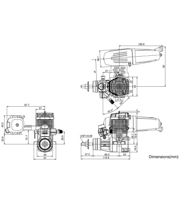Motore OS motori OS55 AX II