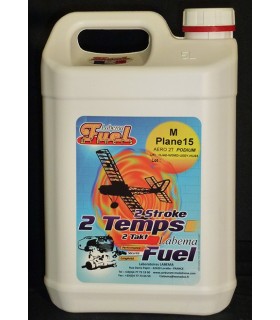 Carburant Mplane 15 2Temps 100% synthèse 10% nitro 5L Labema (précommande)