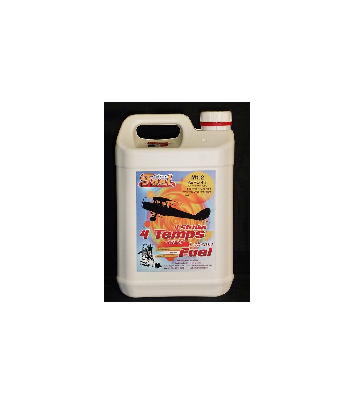 Kraftstoff M1. 2 4zeit 100% Synthese 10% nitro 5L Labema