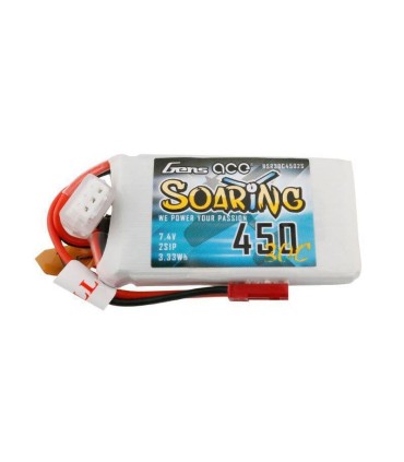 Batería Lipo Gensace SOARING 450mAh 30C 7.4 V