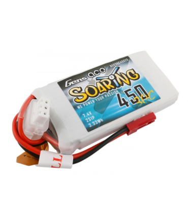Gensace stijgende 450mAh 30c 7.4 V Lipo Batterij