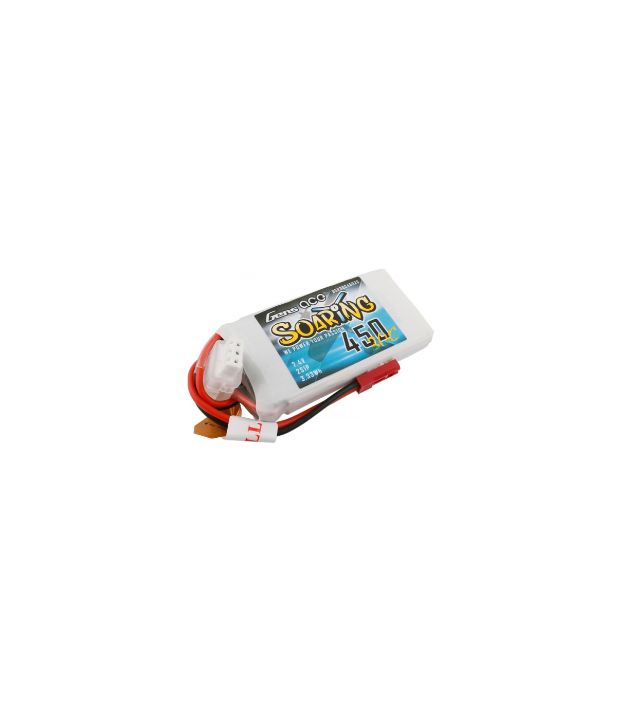 Gensace IMPENNATA 450 mAh 30C 7.4 V Lipo batteria