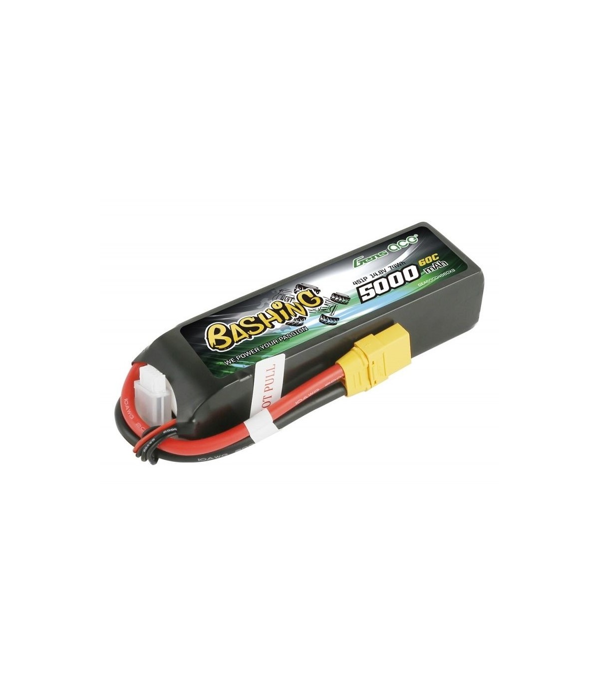 Gensace 4S 5000mAh 60C 14.8 V bashing Lipo Batterie