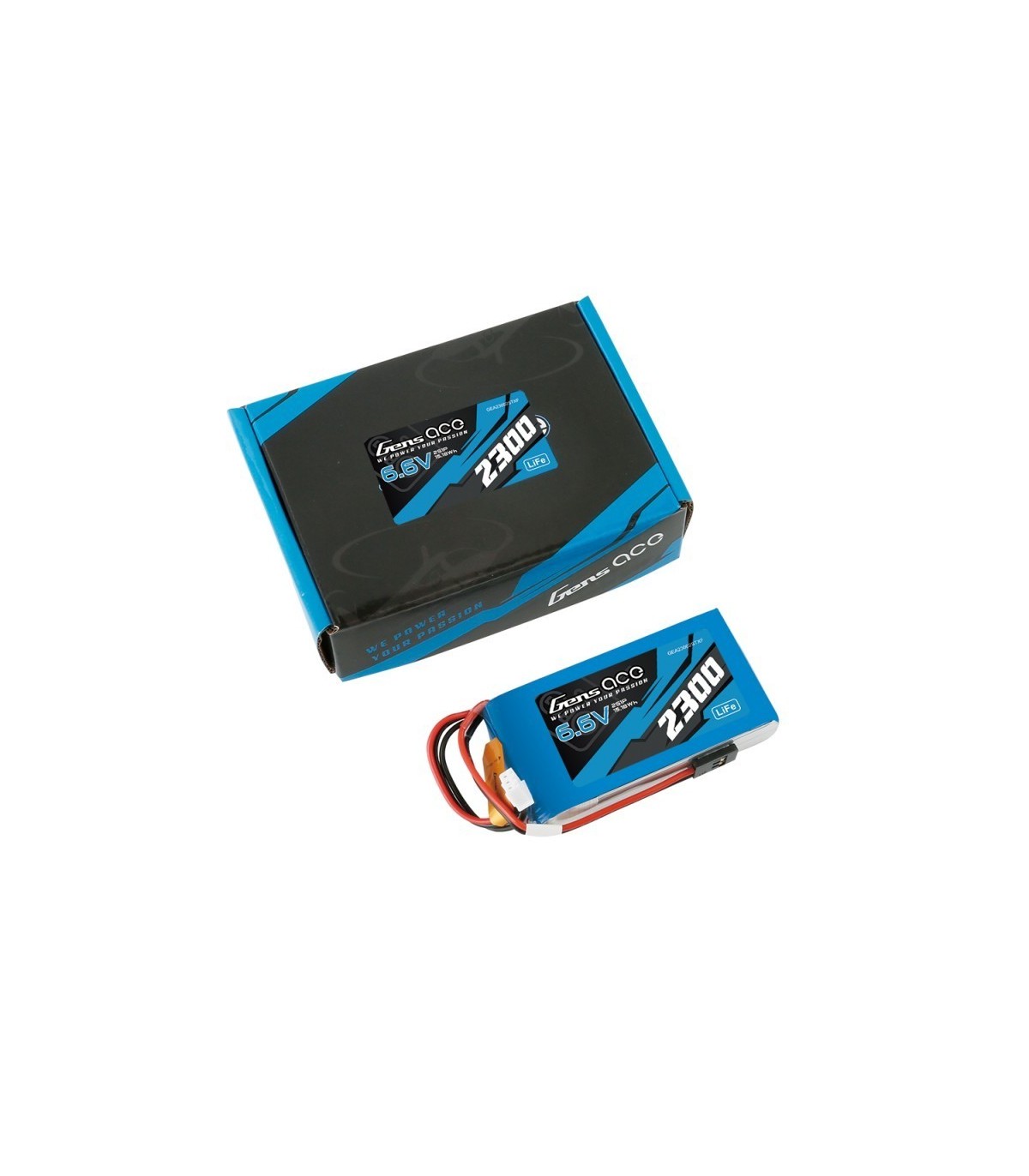 Levensduur batterij Gensace 2300mAh 6.6 V (2S)