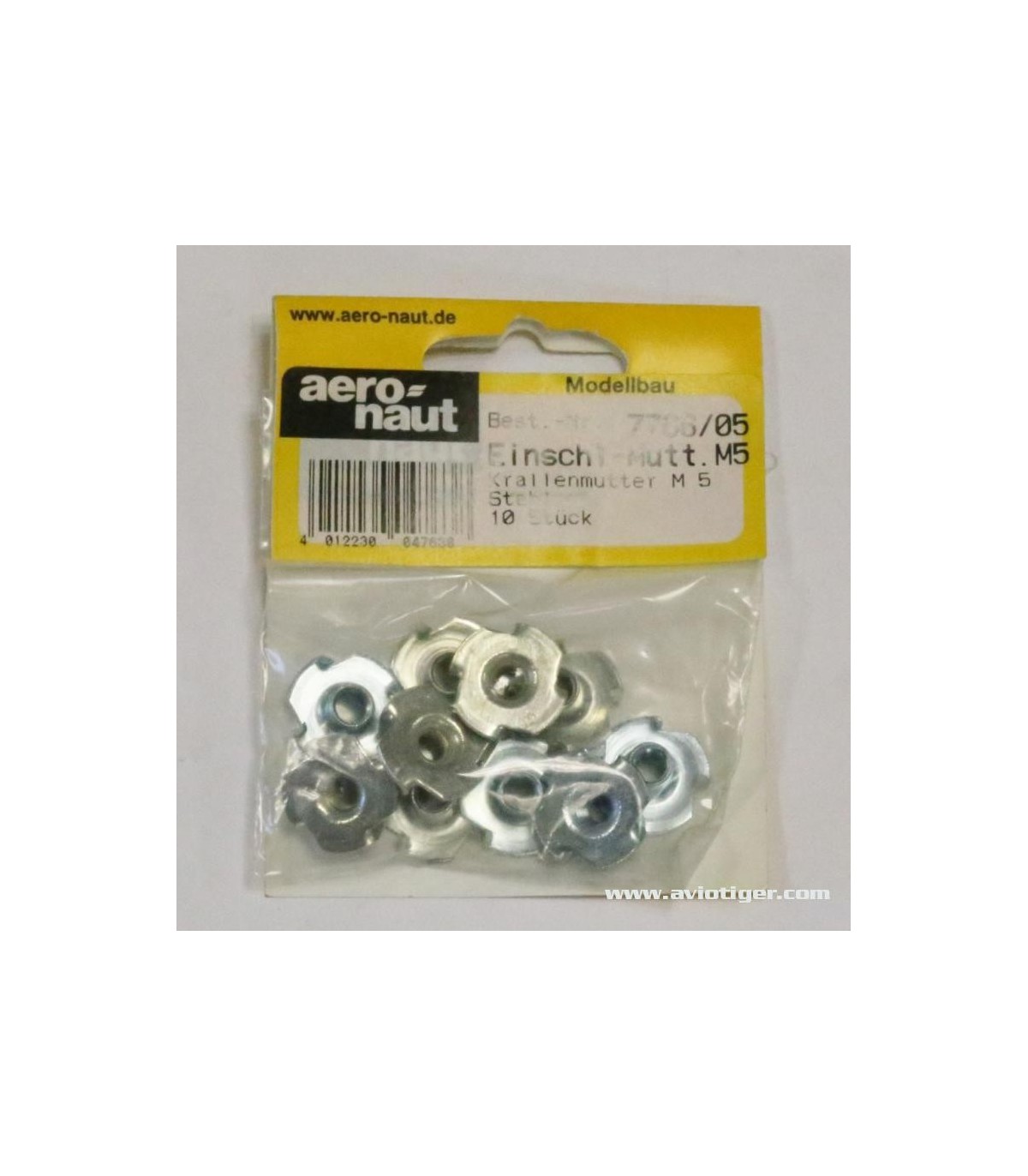 M3 Spiked nuts (per 10)