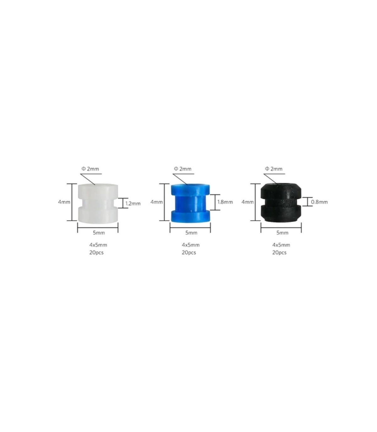 beta FPV supporti morbidi set