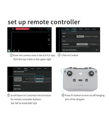 Sistema de liberação para Mavic 3 DJI