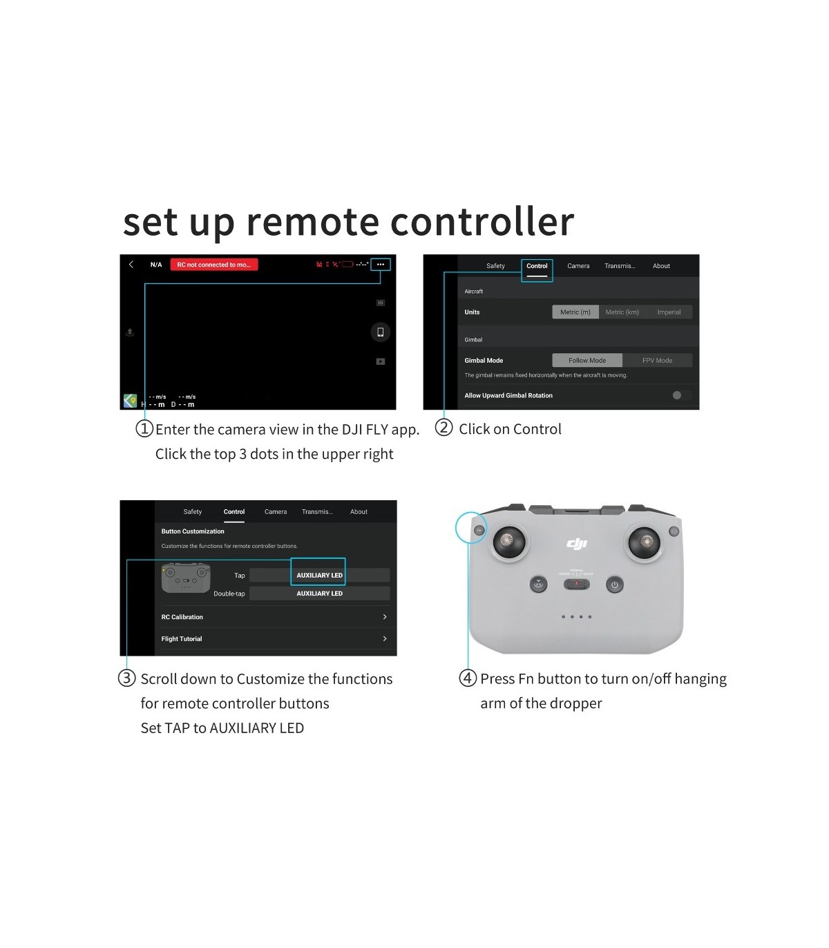 Système de largage pour Mavic 3 DJI