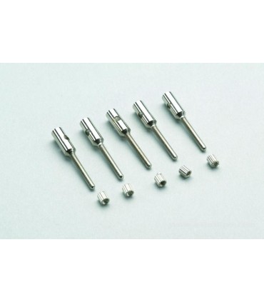 Tapa de extremo de aluminio M3 para tubo de 5 mm