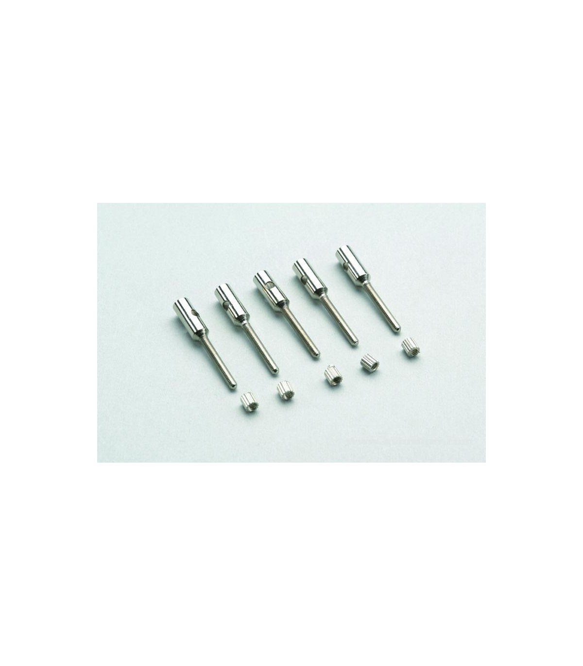 M3 aluminium eindkap voor 5mm buis