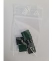 Fixadores adesivos para braçadeiras de mangueira (por 5)