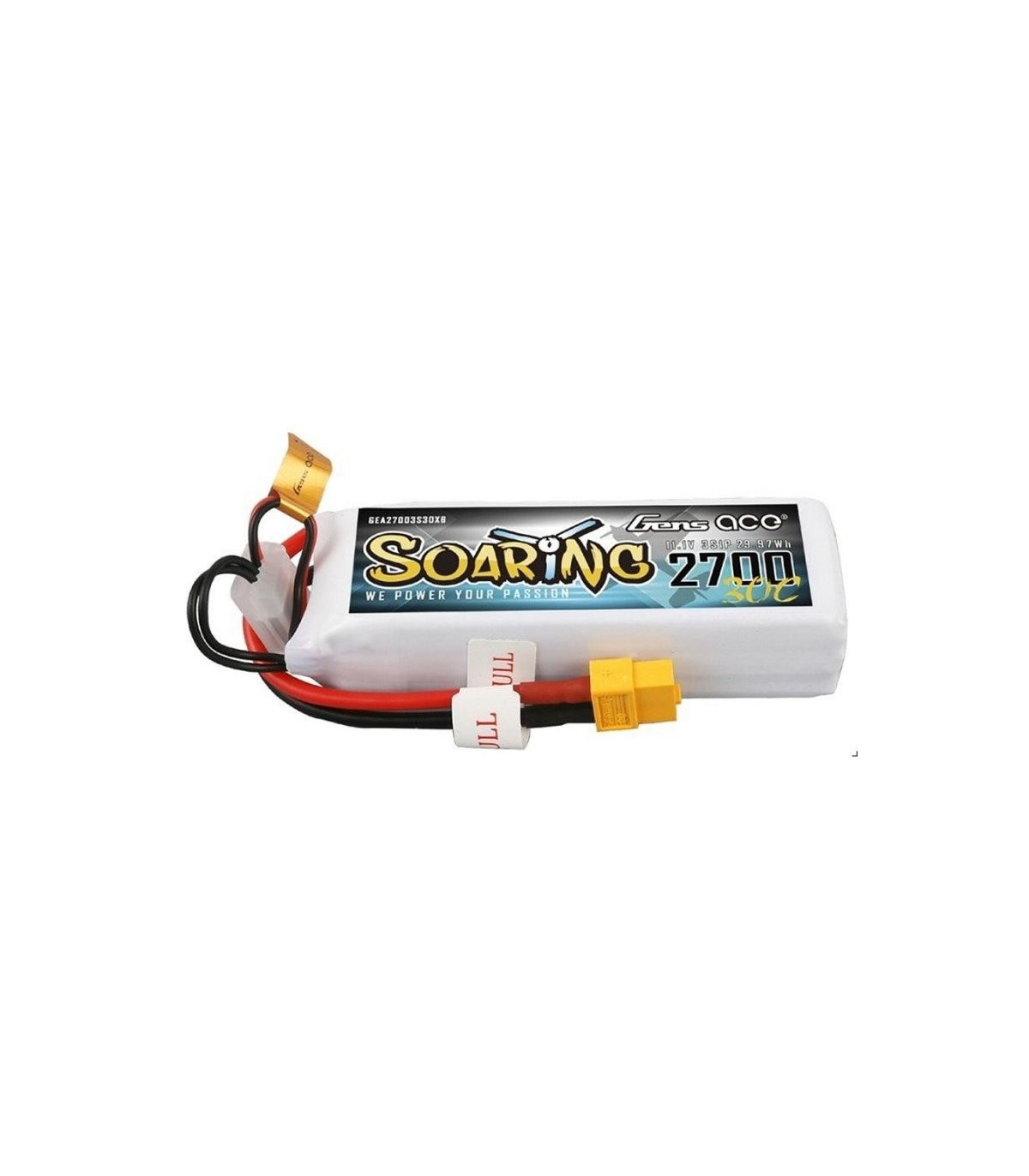 Batería Lipo Gensace 3S 2700mAh 30C Soaring