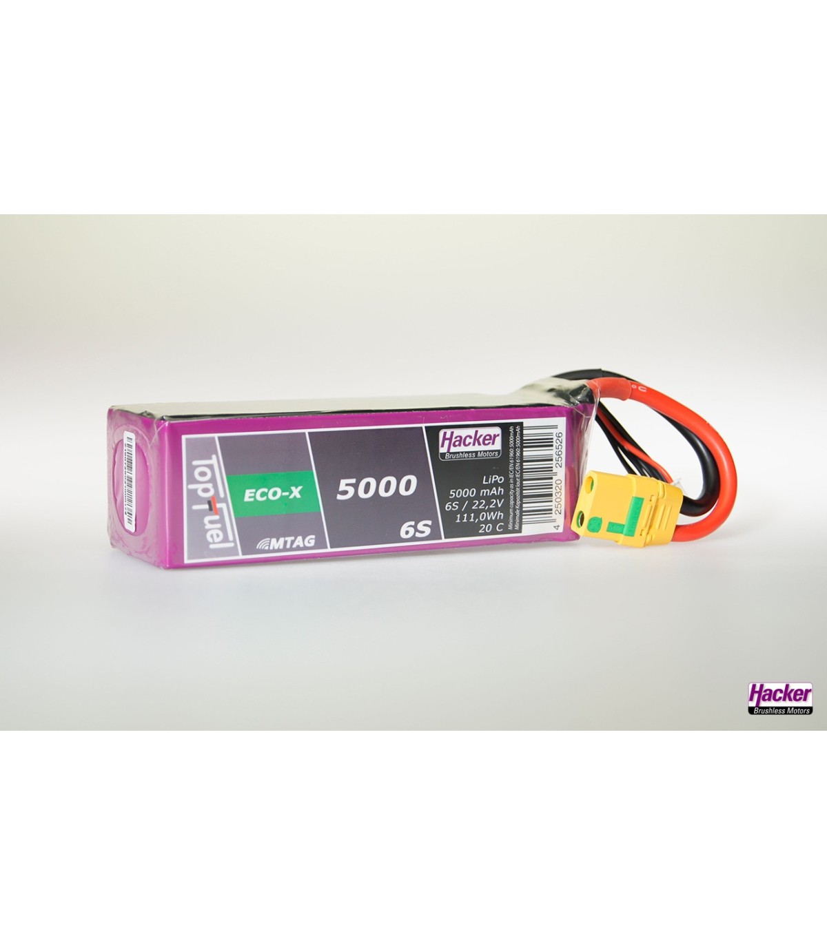 Batterie Lipo Hacker Topfuel 6S 5000mAh 20C