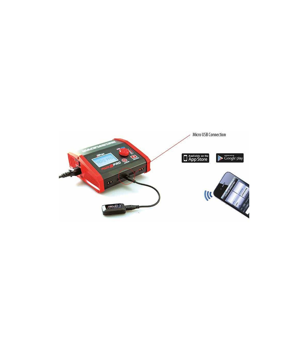 Bluetooth Dongle for HiTEC RDX2 Pro Charger
