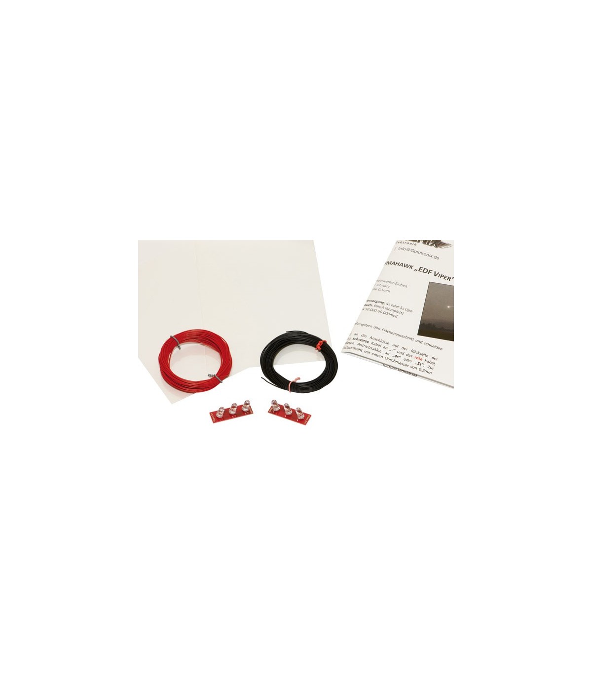 Landing light assembly for Viperjet