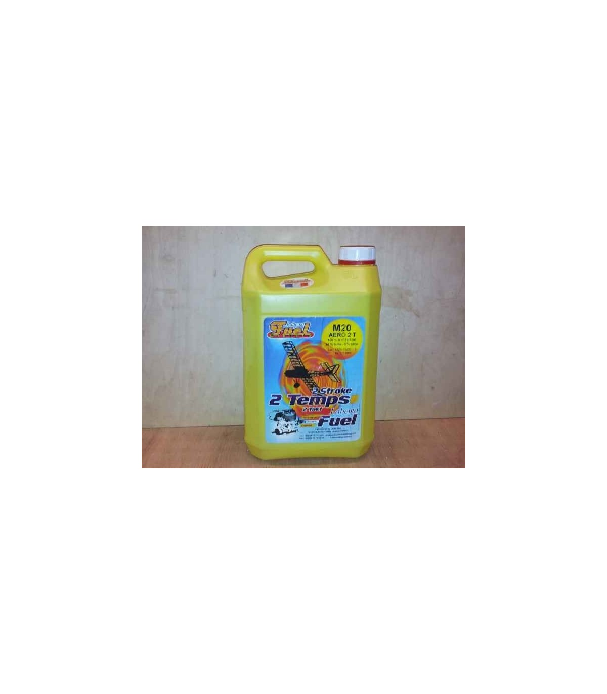 Combustível M20 2temps 100% sintético 5% nitro 3L Labema