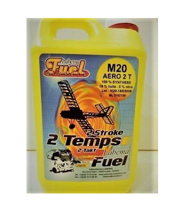 Brandstof M20 2Temps 100% synthetisch 5% nitro 3l Labema