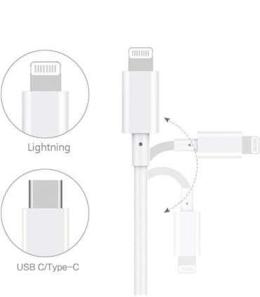 Câble Lightning vers USB de Type C pour Apple