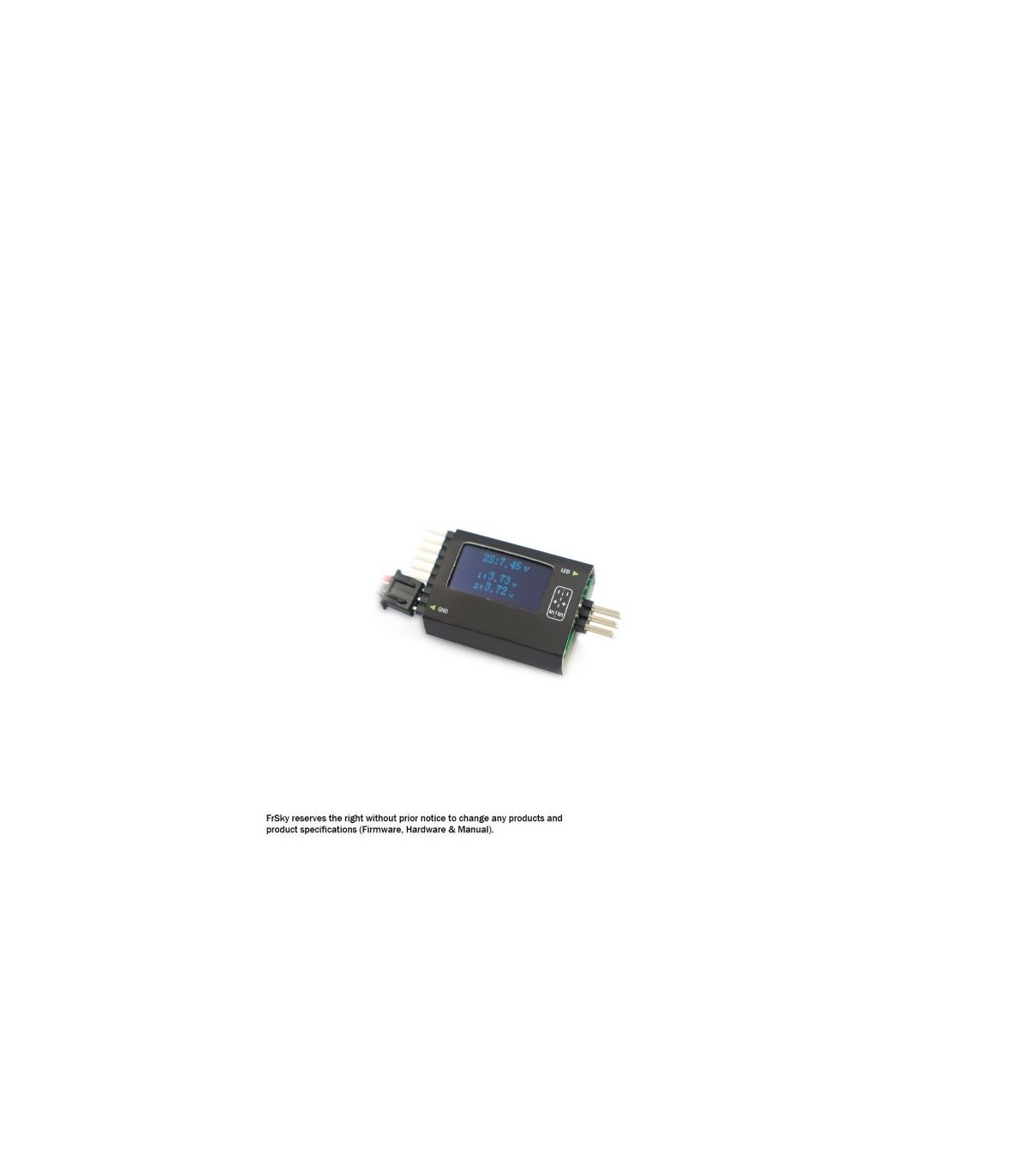 Spannungssensor FLVS ADV FRSKY