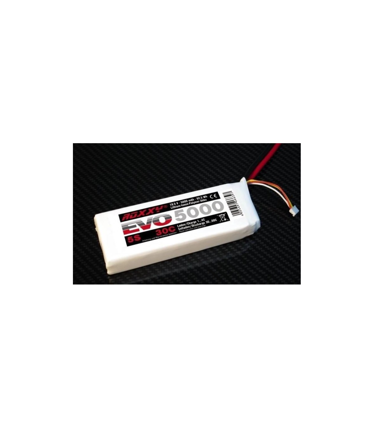Batterie Lipo ROXXY EVO 5S 5000mAh 30C