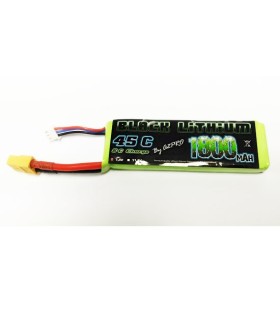 2S 1800mAh 45C Black Lithium Lipo Battery