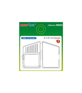 Set di 8 foreste da 1 a 1,7 mm