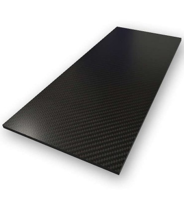 Placa 350x150x3mm do carbono