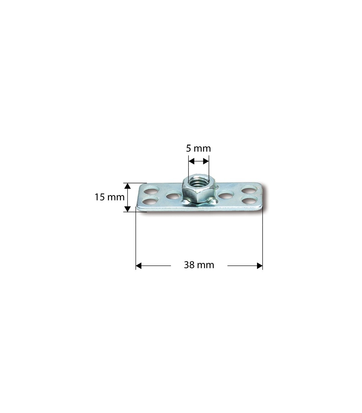 M5 dadi per laminazione (da 6)