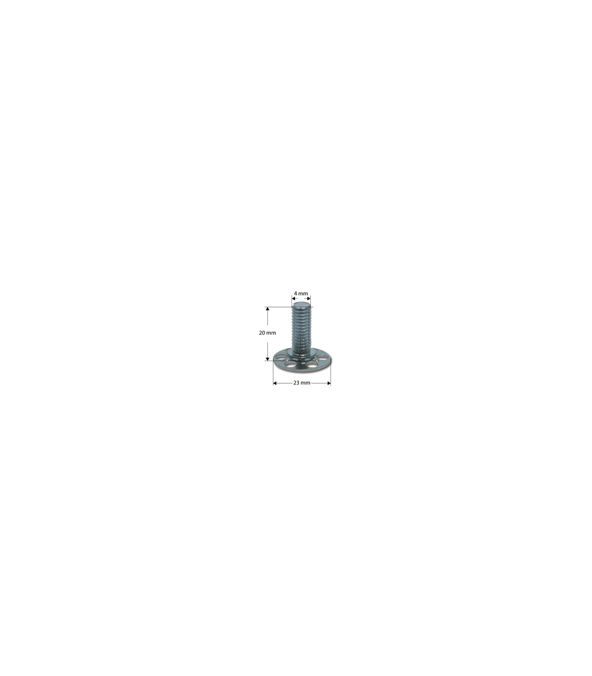 Vis M4x200mm pour stratification (par 6)