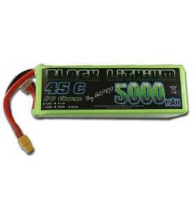 4S 5000mah 45c zwarte lithiumbatterij