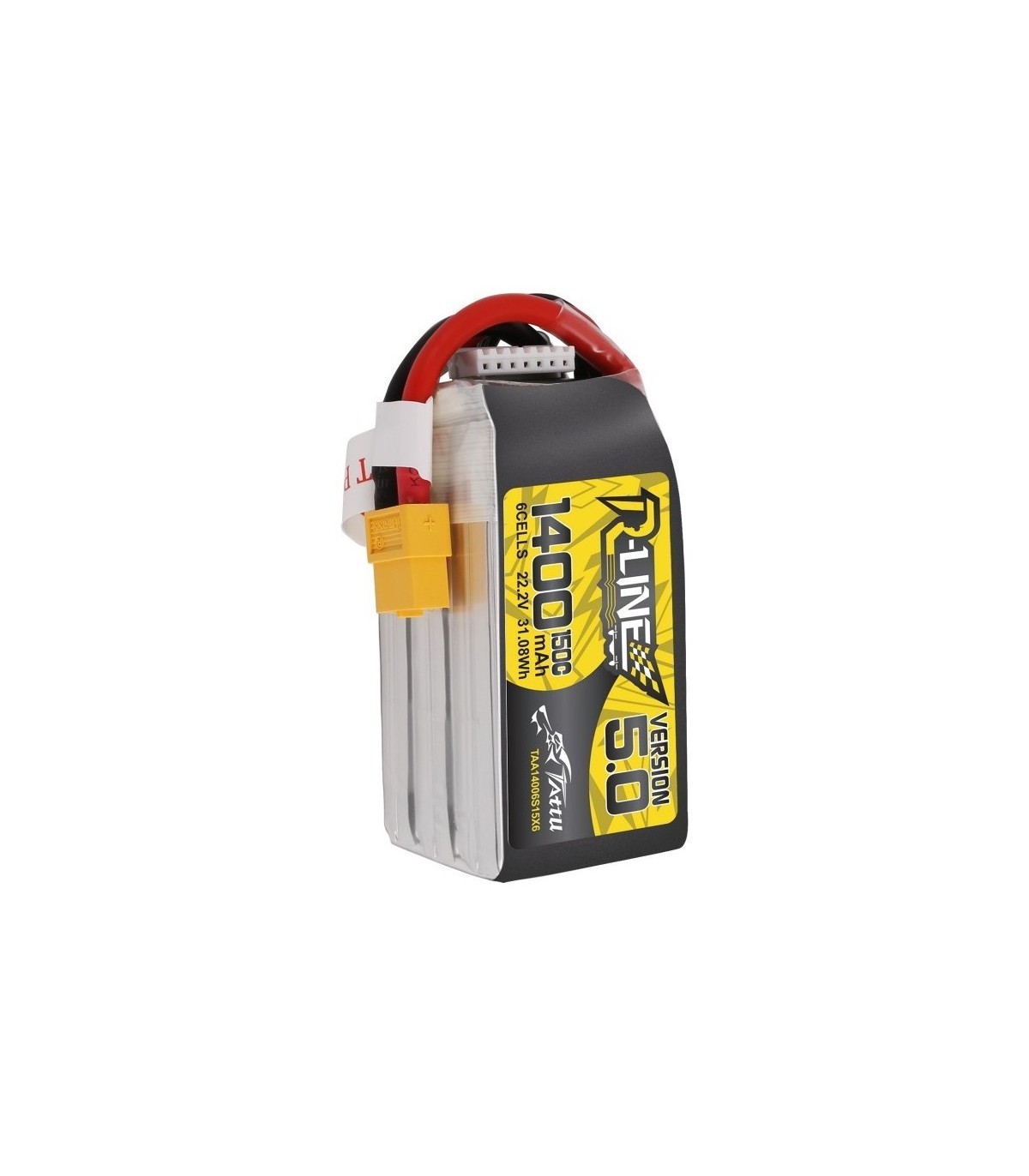 Tattu 6s 1400mAh 150C Rline V5 Lipo Batterie