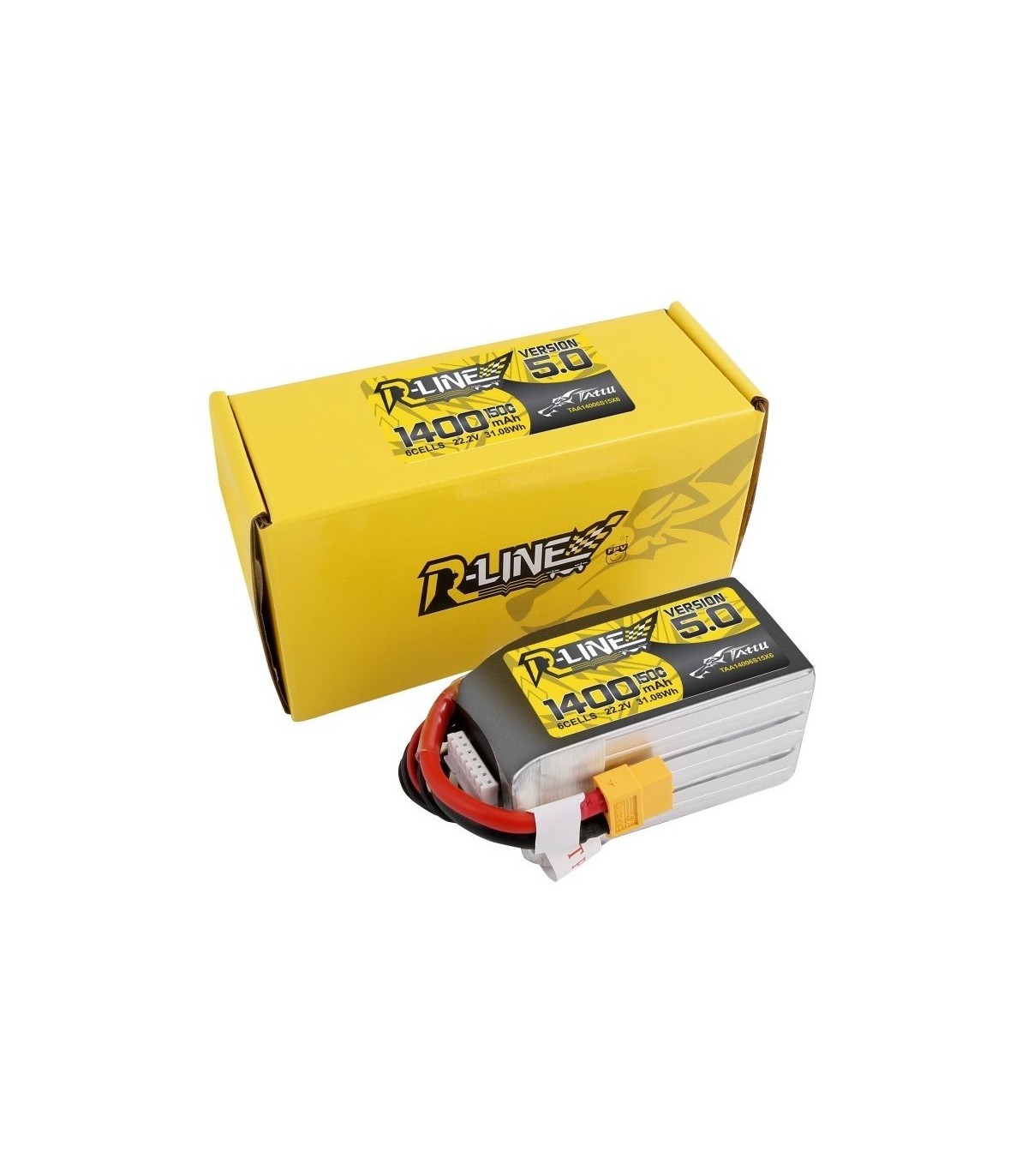 Bateria de Tattu 6s 1400mAh 150C Rline V5 Lipo