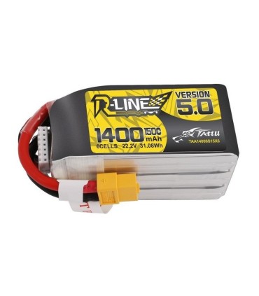 Batterie Lipo Tattu 6S 1400mAh 150C Rline V5