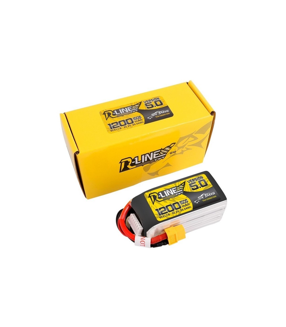 Tattu 6 S 1200 mAh 150C Rline V5 Lipo Batteria (!!!prenota!!! arrivo previsto ai primi di ottobre))
