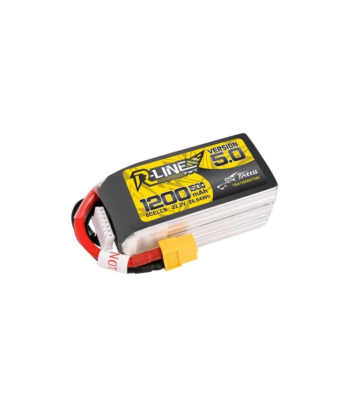 Tattu 6S 1200mAh 150C Rline V5 Lipo Battery (!!!pre-order!!! expected arrival in early October))
