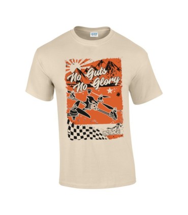 T-shirt Sem coragem sem ameaça de glória