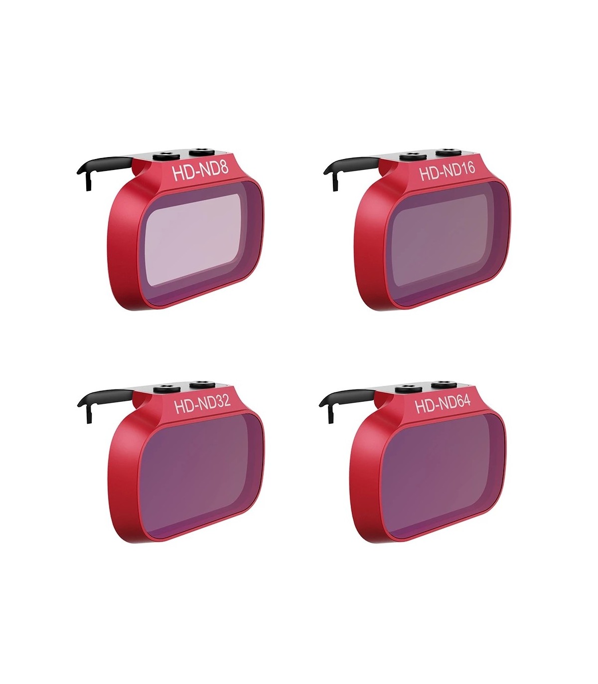 Pakket van 4 ND8 filters/16/32/64 Voor DJI Mini/Mini 2 / Mini SE