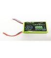 2S 1000mAh 45C Black Lithium Battery