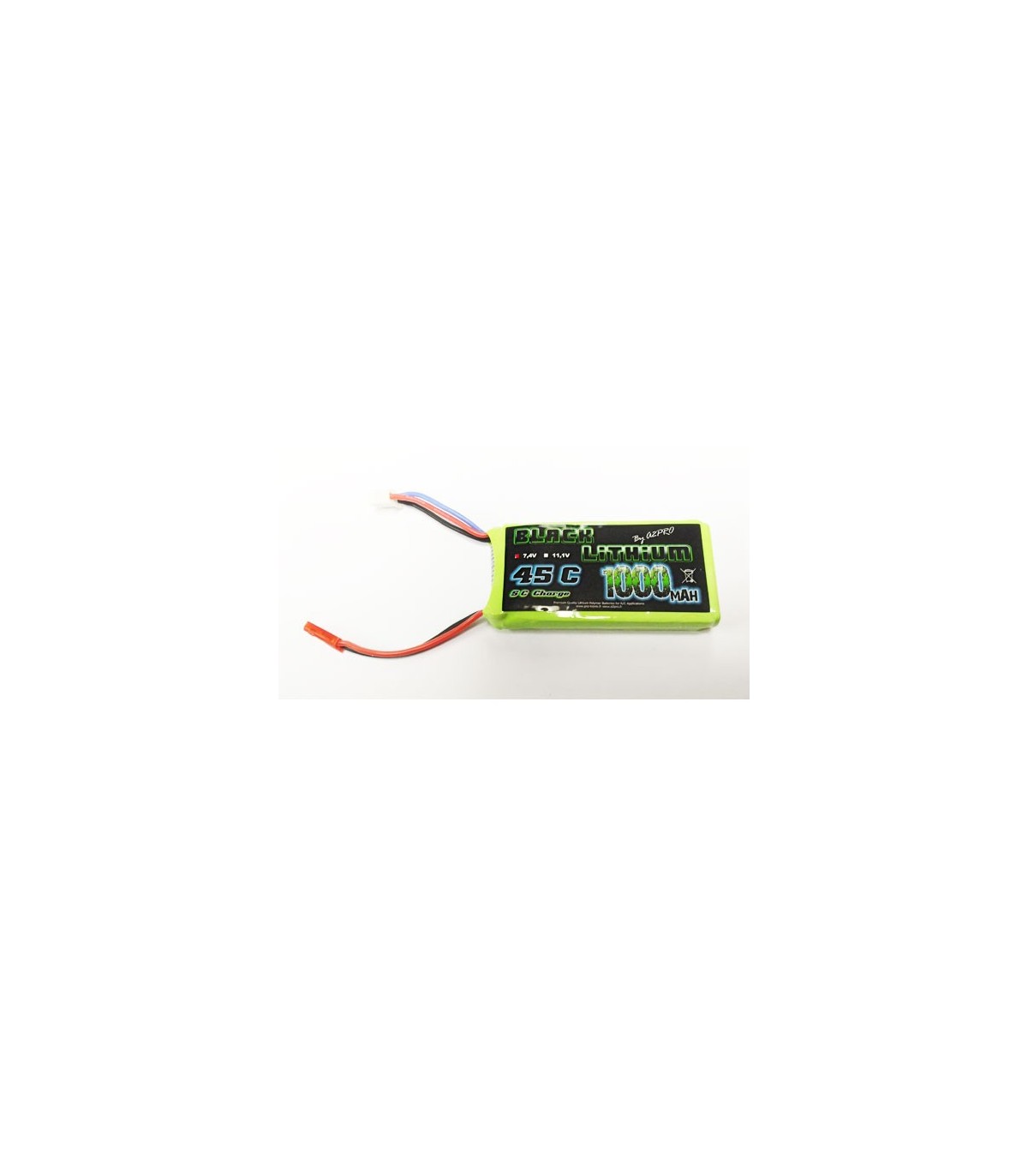 Batterie 2S 1000mAh 45C BLACK Lithium